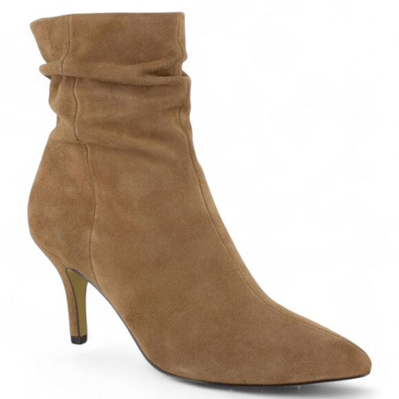 Danielle Womens Suede Heels Dress Boots - Picture 1 of 3